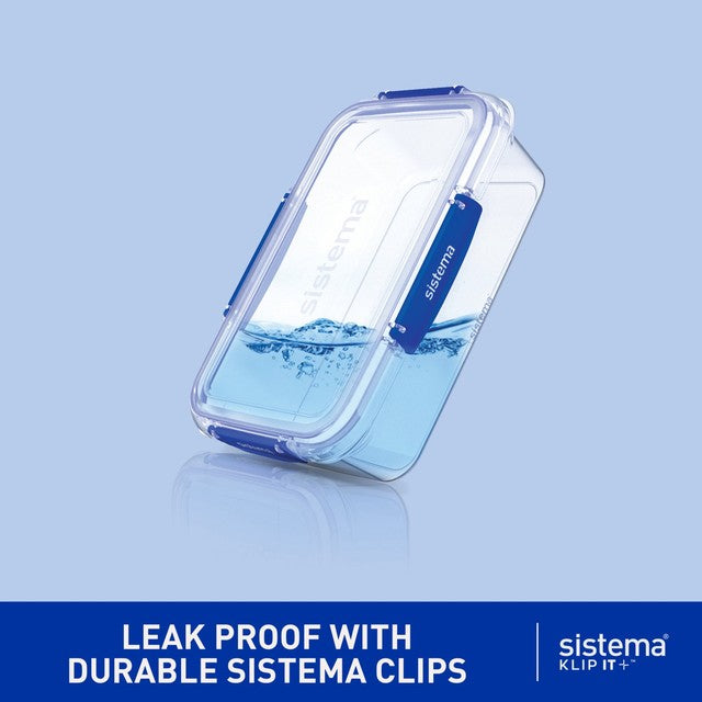 Sistema Klip It Plus Rectangle storage container 2.2L (British brand)