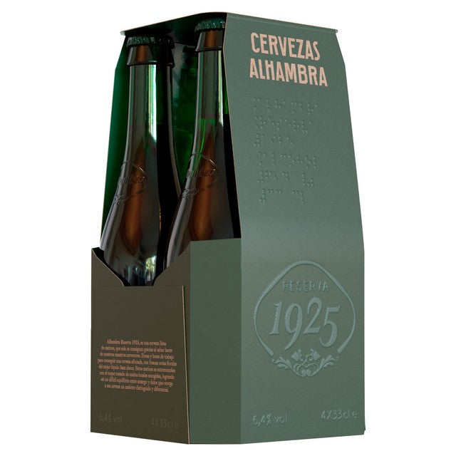 Alhambra Reserva 1925 amber lager 4 x 330ml - British product