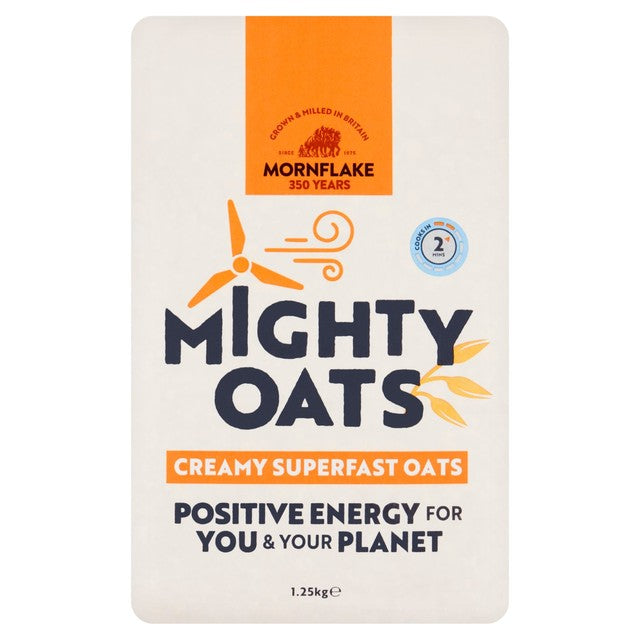 Mornflake Superfast porridge oats 1.25kg, imported from the UK