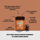 Sunfly cocoa sunflower seed butter 330g (British brand)