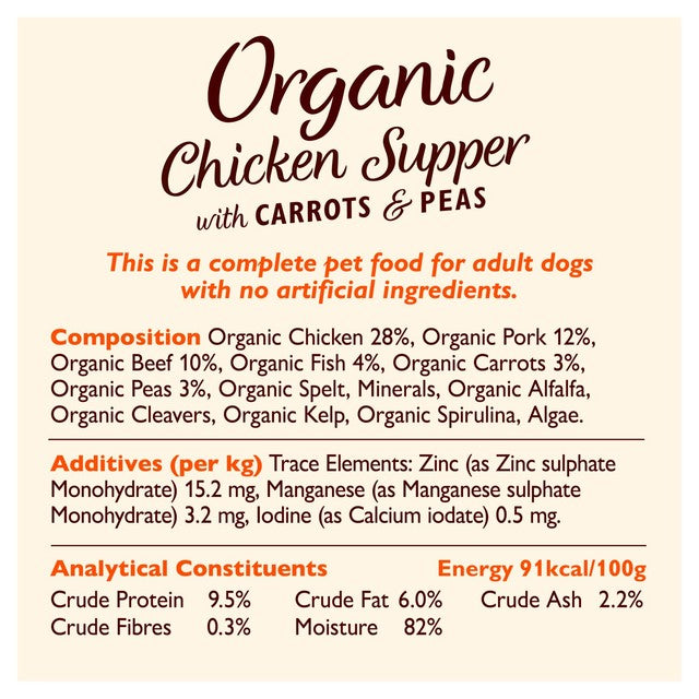 Lily's Kitchen organic dog food dinners multipack 10x150g, UK version