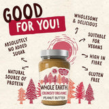 Whole Earth Crunchy Peanut Butter 340g (British brand)