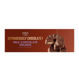 M&S M&S Outrageously Chocolatey Milk Chocolate Rounds Shortcake Biscuits 200g- Buy online at McGrocer