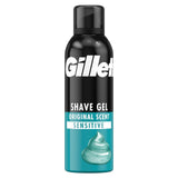 Gillette shaving gel sensitive skin 200ml, UK version