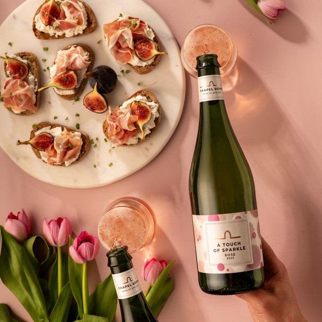 Chapel Down rose sparkling wine 75cl - British product