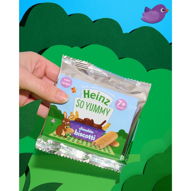 Heinz chocolate biscotti baby snacks 60g, UK version