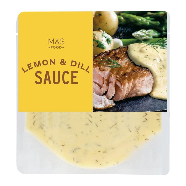 M&S lemon dill sauce 200g, imported from the UK