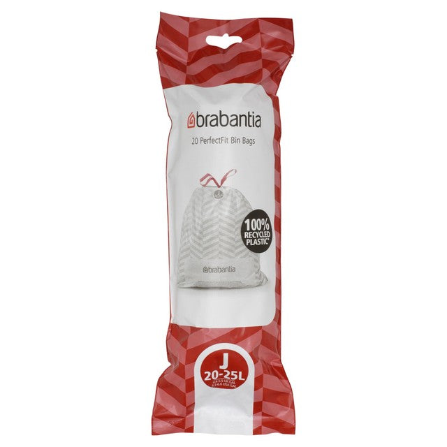 Brabantia PerfectFit bin bags Code J 20-25L - British product