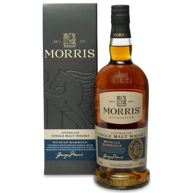Morris Australian single malt whisky 70cl, imported from the UK