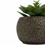 M&S green artificial succulent pot one size, imported from the UK