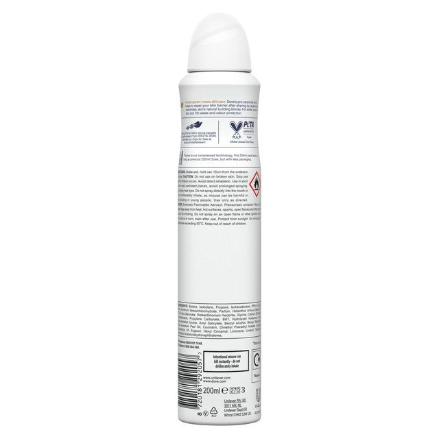 Dove anti-perspirant deodorant spray Coconut & Jasmine 200ml - British product