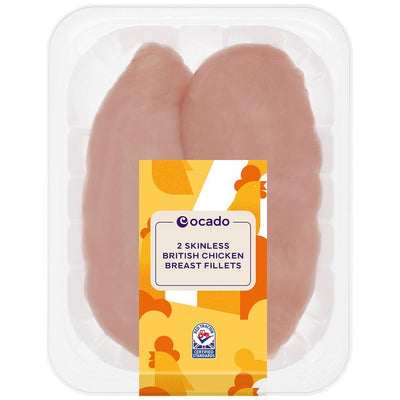 M&S Ocado 2 Hautlose Britische Hähnchenbrustfilets 350g - Online kaufen bei McGrocer