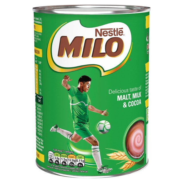 Milo ACTIV-GO malt chocolate drinking powder 400g, imported from the UK