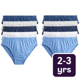 M&S M&S Blue Nautical Briefs Blue Mix Toddler Cotton Briefs 2-3 Years- Buy online at McGrocer