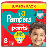 Pampers nappy pants size 8 jumbo pack, imported from the UK