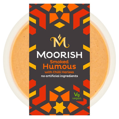 Moorish geräucherter Hummus mit Chili Harissa Hummus Dip 150g