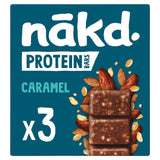 M&S Nakd Protein Caramel Snack Bars 3 x 45g- Buy online at McGrocer