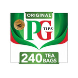 PG Tips black tea plant based biodegradable tea bags 240 per pack, imported from the UK