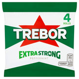 Trebor extra strong peppermint mint rolls 4 x 41.3g (British brand)