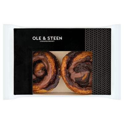 M&S Ole & Steen Chocolate Swirl Danish Puff Pastry Swirls- Buy online at McGrocer