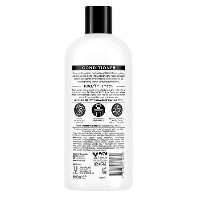 TRESemme Biotin Repair Conditioner 680ml (British brand)