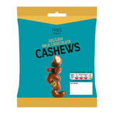 M&S Belgian milk chocolate cashews 85g, imported from the UK
