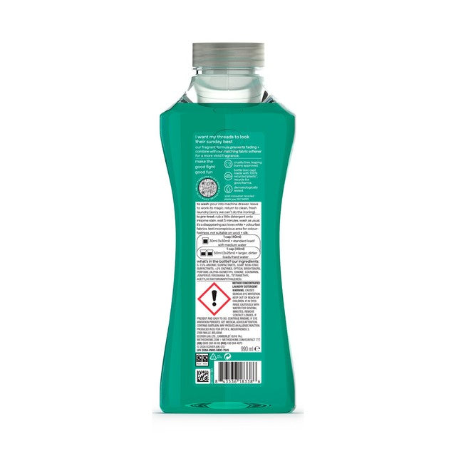 Method Tropical Coconut laundry liquid 990ml, imported from the UK