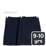 M&S M&S 2 Pack Pleated School Skirt Navy 9-10 Years- Buy online at McGrocer