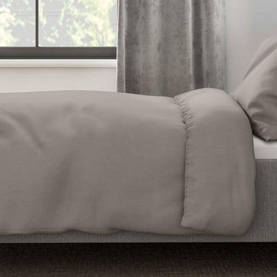 M&S Comfortably Cool Lyocell Rich Duvet Cover, King Size (5 ft), Dark Grey