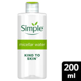 Simple micellar cleansing water 200ml (British brand)