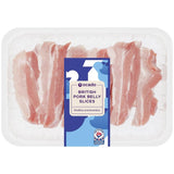 Lonchas de panceta de cerdo británica sin piel ni hueso de Ocado, 500 g