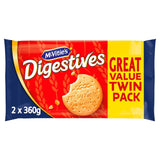 Biscuits digestifs McVitie's Original au blé complet, 2 x 360 g