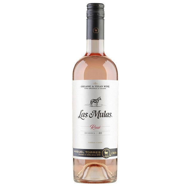 Torres Las Mulas Organic Pinot Noir Rosé wine 75cl (British brand)