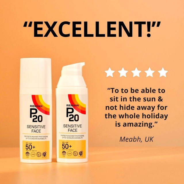 P20 Sensitive SPF 50+ Sun Cream