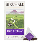 Birchall Great Rift Decaf tea bags 15 pack - British product