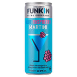 Funkin blue raspberry martini canned cocktail 200ml - British product