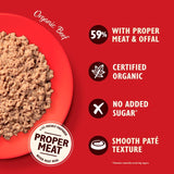 Lily's Kitchen organic beef dinner cat food 85g, UK version