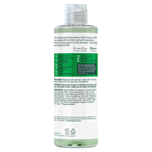 Faith in Nature aloe vera shampoo 400ml - British product