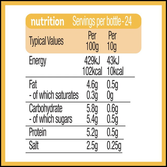 Heinz American Style Yellow Mustard Mild 400ml, UK version