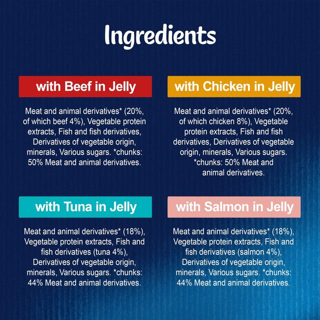 Felix kitten jelly wet cat food 12x85g pouches - British product