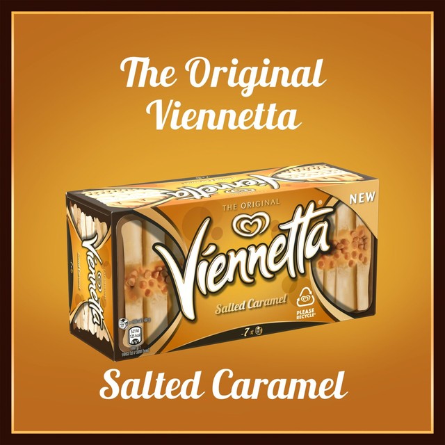 Viennetta salted caramel ice cream dessert 650ml (British brand)