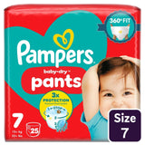 M&S Pampers Baby-Dry Nappy Pants Size 7 (15kg+)- Buy online at McGrocer
