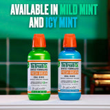The Breath Co. Alcohol Free Mild Mint Mouthwash 500ml (British brand)