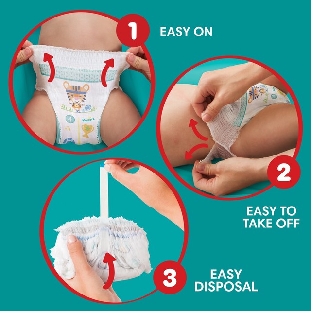Pampers Baby-Dry nappy pants size 5 jumbo pack, imported from the UK