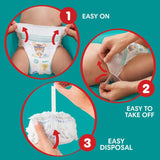 Pampers Baby-Dry nappy pants size 5 jumbo pack, imported from the UK