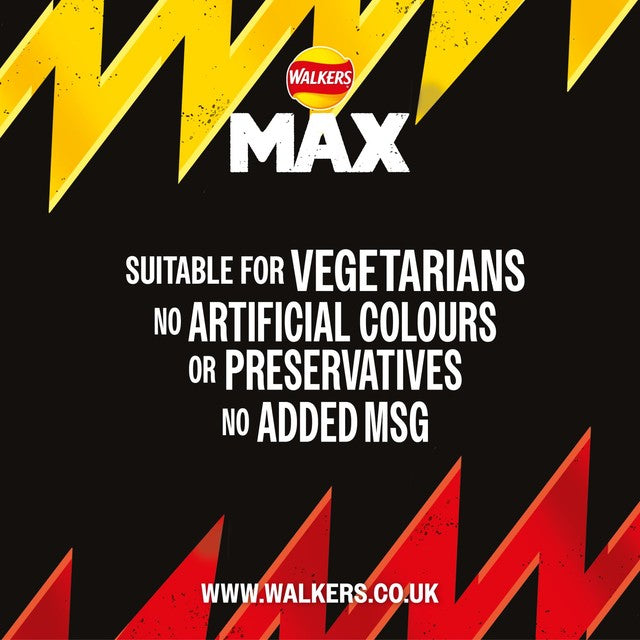 Walkers Max jalapeno and cheese flavour coated peanuts 175g (British brand)