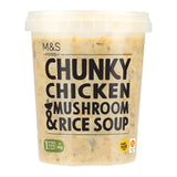 M&S Chunky Chicken Mushroom & Rice Soup 600g