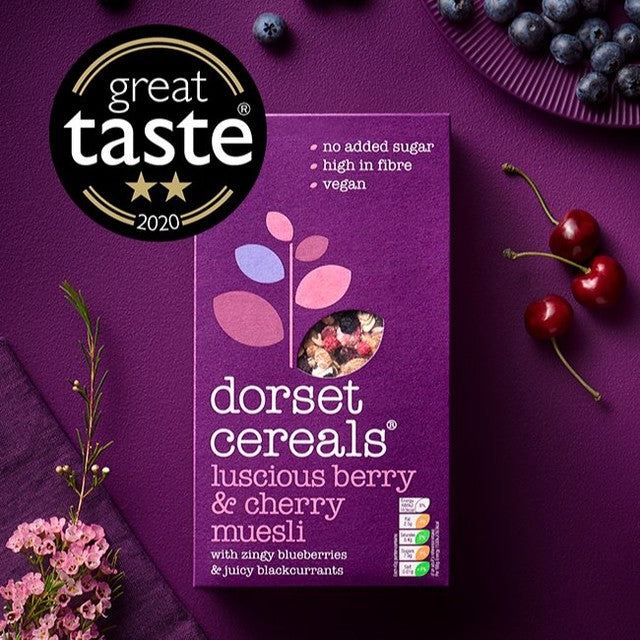 Dorset Cereals Luscious Berry and Cherry Muesli 600g - British product