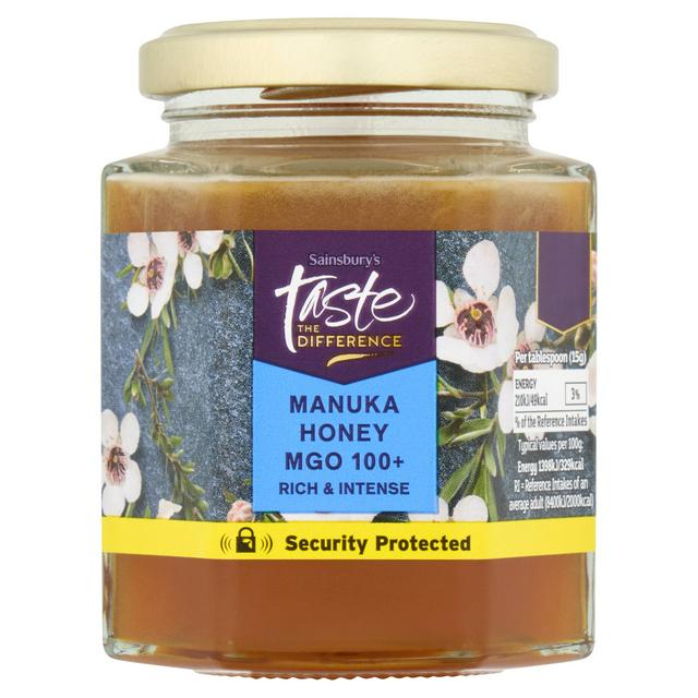 Sainsburys MGO 100 Manuka Honey Taste the Difference 225g