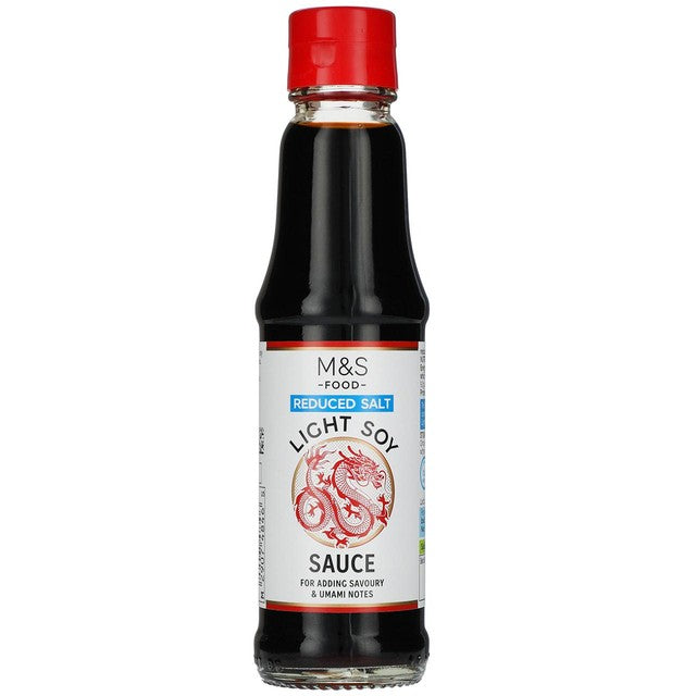 Marks and Spencer light soy sauce 150ml, imported from the UK